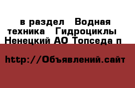  в раздел : Водная техника » Гидроциклы . Ненецкий АО,Топседа п.